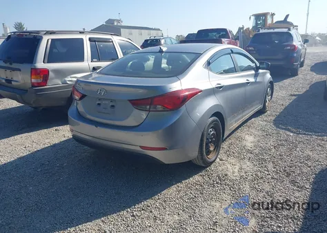 2016 Hyundai Elantra Se from USA, damaged, VIN 5NPDH4AE6GH677370